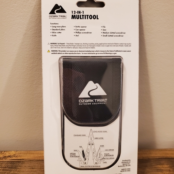 12-in-1 Multi-Tool with Carrying Sheath - Steel - Picture 2 of 9